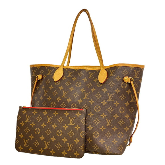 LOUIS VUITTON Handbags - Louis Vuitton Monogram Neverfull MM Tote Bag M41177 Cerise (Women's)